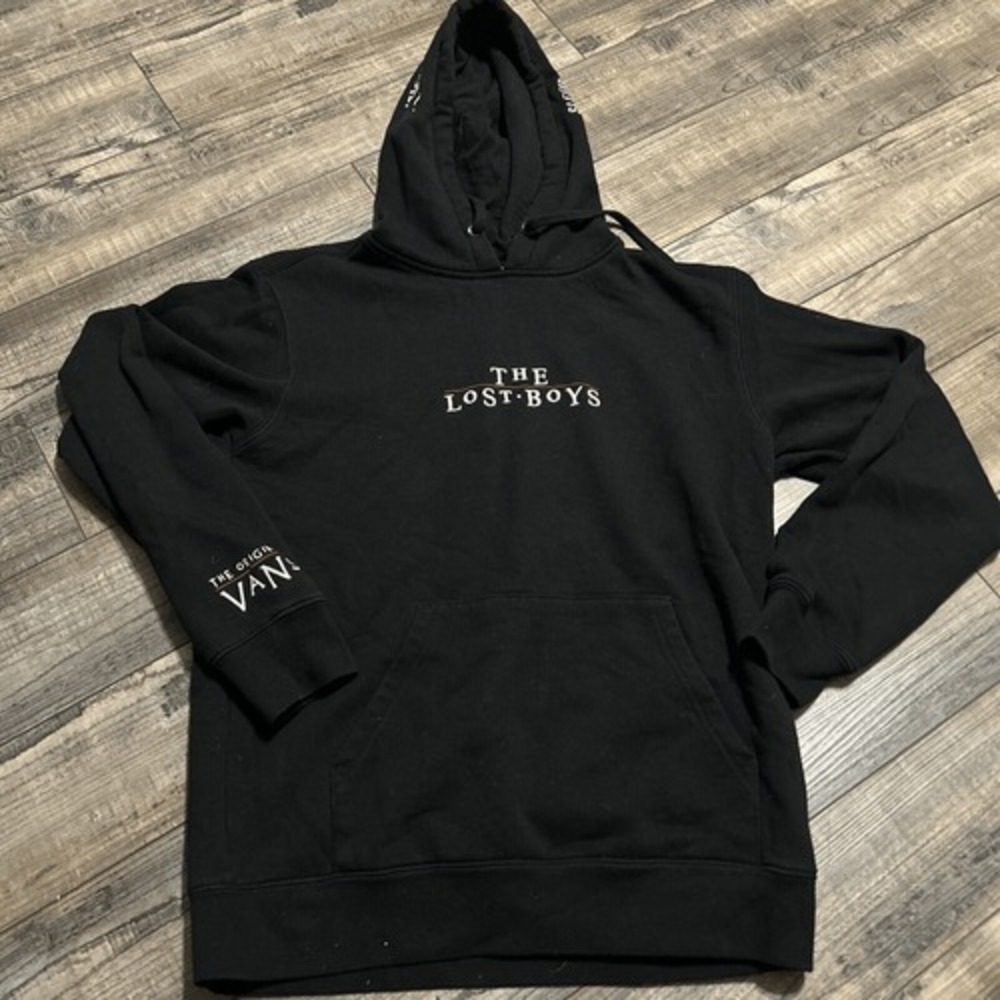 Vans Off The Wall The Lost Boys Limited Pullover Hoodie Mens Small Black